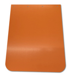 Orange Plastic Plain Mudflap 24" X 30" - Each