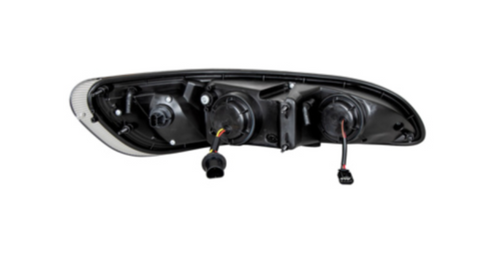 Projection Headlight with Dual Function LED Light Bar fits Peterbilt 325, 330, 335, 337, 340, 348, 382, 384, 386, 387