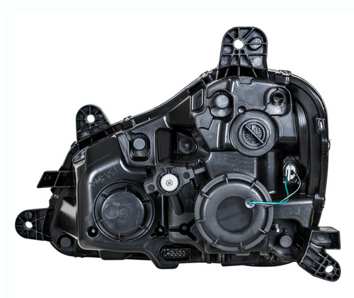 Black Projection Headlight With LED Position Light For 2013-2021 Kenworth T680 - Passenger