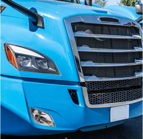 Chrome High Power LED Fog Light For 2018-2024 Freightliner Cascadia - Driver