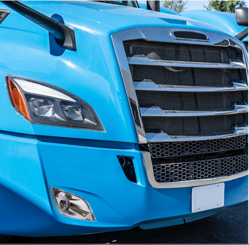 Chrome High Power LED Fog Light For 2018-2024 Freightliner Cascadia - Passenger