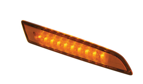 10 LED Hood Fender Side Marker Light For 2018-2024 Volvo VN/VNL - Driver