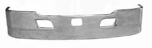 17" Bumper Fits Kenworth T680 2013-2021 Stainless Steel Clad Aluminum No Fog Light W/Radar Hole