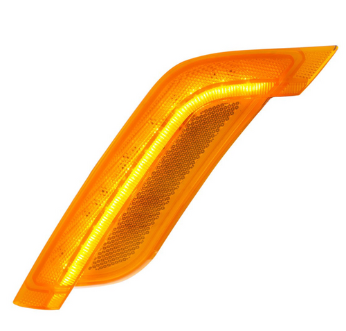 12 Amber LED Fender Turn Signal Light For 2014-19 Peterbilt 579 & 2011-19 587 Kenworth t680