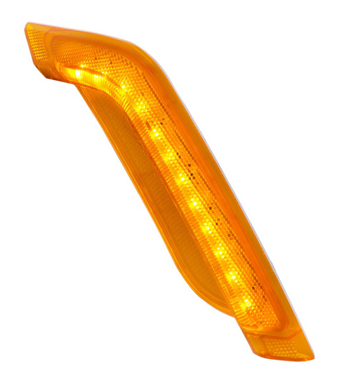 12 Amber LED Fender Turn Signal Light For 2014-19 Peterbilt 579 & 2011-19 587 Kenworth t680
