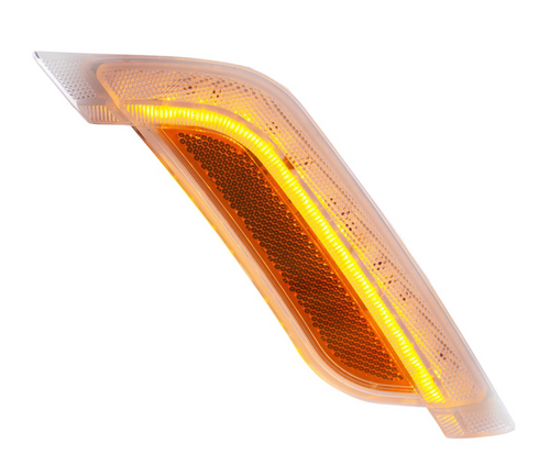 12 Amber LED Fender Turn Signal Light For Peterbilt 579 (2012-2021) & 587 (2012-2018)