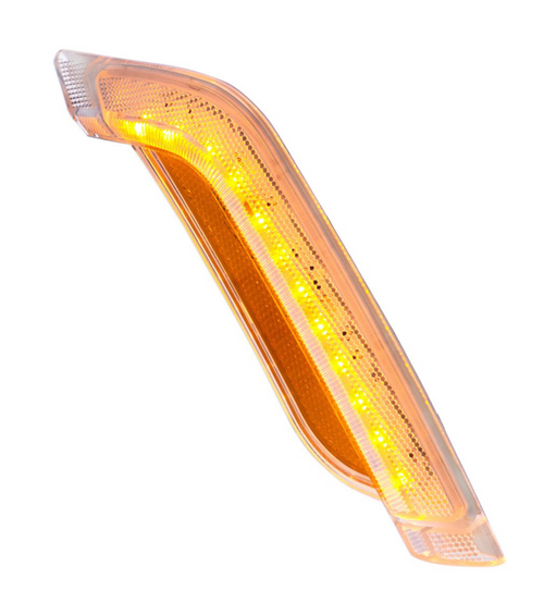 12 Amber LED Fender Turn Signal Light For 2014-19 Peterbilt 579 & 2011-19 587 Kenworth t680