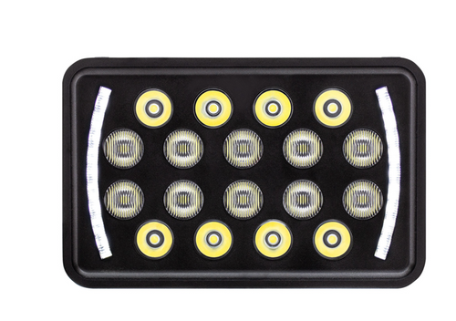 ULTRALIT - 18 High Power LED Rectangular Light With LED Position Light Bar