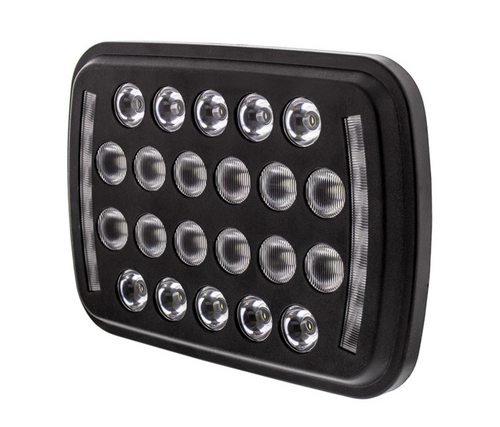 ULTRALIT - 22 High Power LED Rectangular Light With LED Position Light Bars