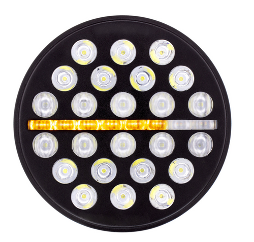 24 High Power LED 7" Light With Dual Color Position Light