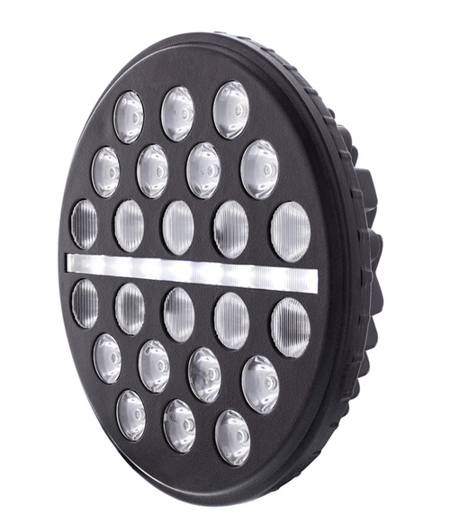24 High Power LED 7" Light With Dual Color Position Light