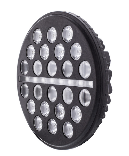 24 High Power LED 7" Light With Dual Color Position Light