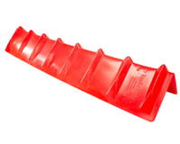Corner Protector Plastic, 8" x 8" x 48" Color Red, MADE IN AMERICA.