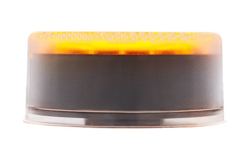 12 LED 2-1/2" Mirage Light (Clearance/Marker) - Amber LED/Clear Lens