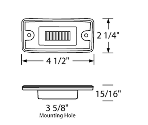 11 LED Cab GloLight For Freightliner Century (1996-2011) And Columbia (2001-2017) - Amber LED/Amber Lens