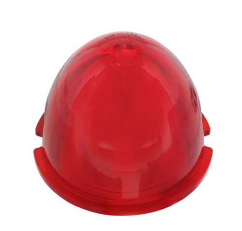 9 LED Dual Function GloLight Watermelon Cab/Auxiliary Light - Red LED/Red Lens