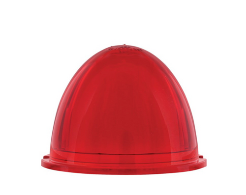 9 LED Dual Function GloLight Watermelon Cab/Auxiliary Light - Red LED/Red Lens