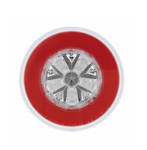 18 LED 4" "GLO" Stop, Turn & Tail Light - Red Led/Red Lens