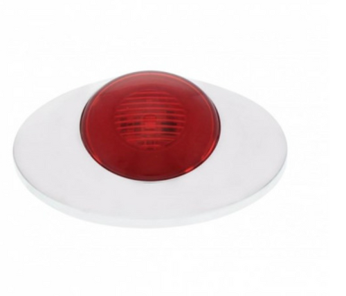 5 LED "M3 Millennium" "GLO" Clearance/Marker Light - Red LED w/ Red Lens