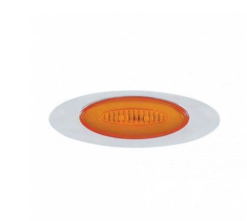 6 LED M5 Millennium GloLight (Clearance/Marker) - Amber LED/Amber Lens 