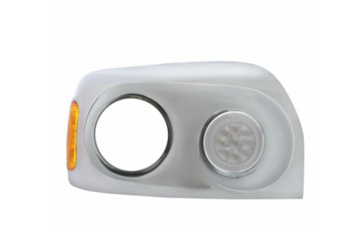 21 LED GloLight Daytime Running Light For 2005-2010 Freightliner Century -Amber LED/Clear Lens 
