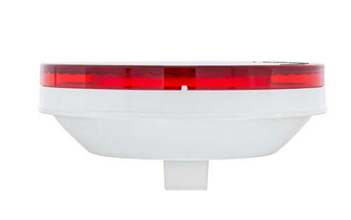 16 LED 4" Round Turbine Light (Stop, Turn & Tail) - Red LED/Red Lens