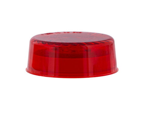 7 LED 2" Round Turbine Light (Clearance/Marker) - Red LED/Red Lens