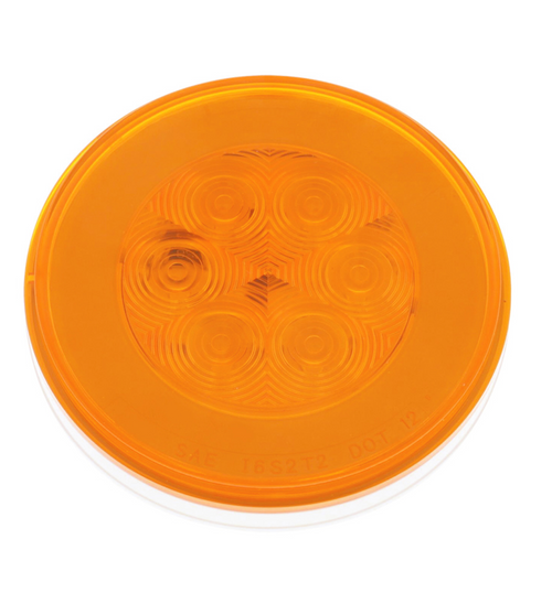 21 LED 4" GLO Turn Signal Light - Amber LED/Amber Lens