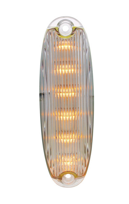 6 Amber LED Cab Light For 2008-2017 Freightliner Cascadia - Clear Lens