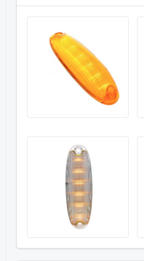 6 Amber LED Cab Light For 2008-2017 Freightliner Cascadia