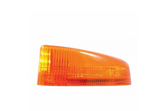 30 LED Low Profile Turn Signal Light For 1987-2007 Peterbilt 379/378/357 - Amber LED/Amber Lens