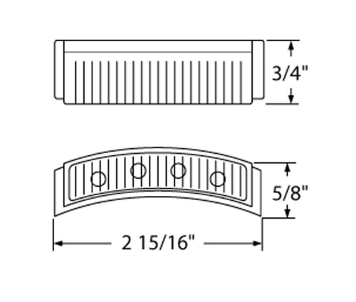 4 Led Headlight Signal Light - Amber Led/Amber Lens