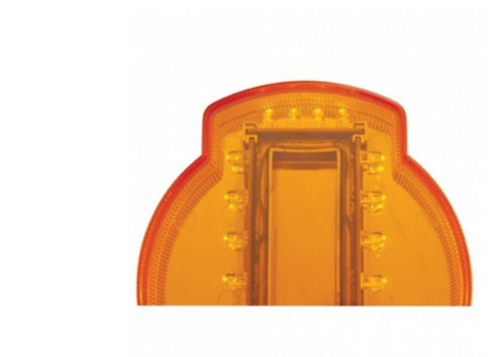 32 LED Backlit Emblem Light For Kenworth - Amber LED/Amber Lens