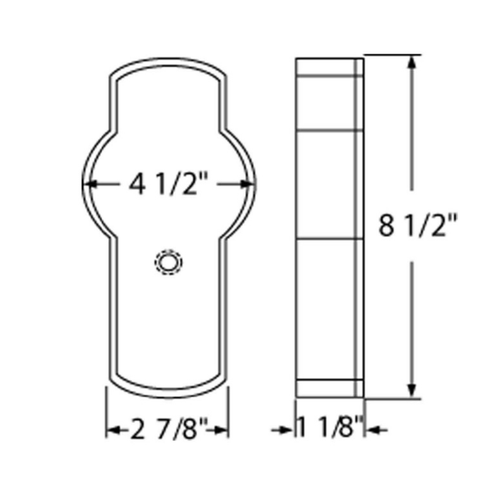 32 LED Backlit Emblem Light For Kenworth - Amber LED/Amber Lens