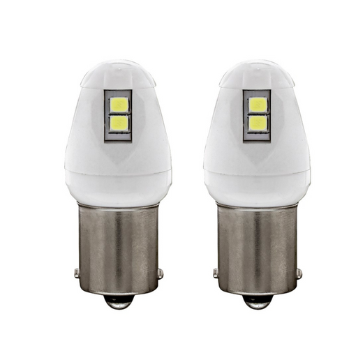 High Power 8 LED 1156 Type Bulb - White (Card of 2)