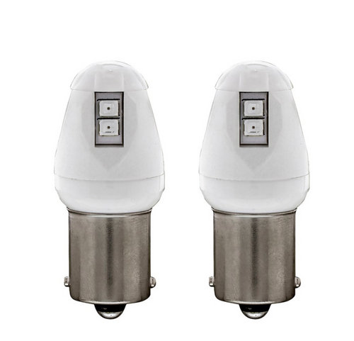 High Power 8 LED 1156 Type Bulb - Amber (Card of 2)