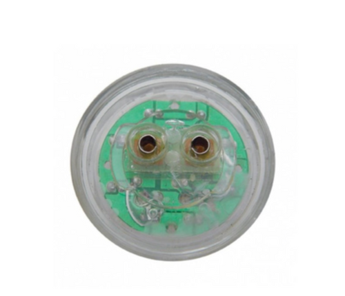 9 LED 2" Auxiliary Light - Blue LED/Clear Lens
