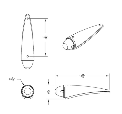 17 LED Dual Function Watermelon Clear Reflector Cab Light Kit - Amber LED/Amber Lens