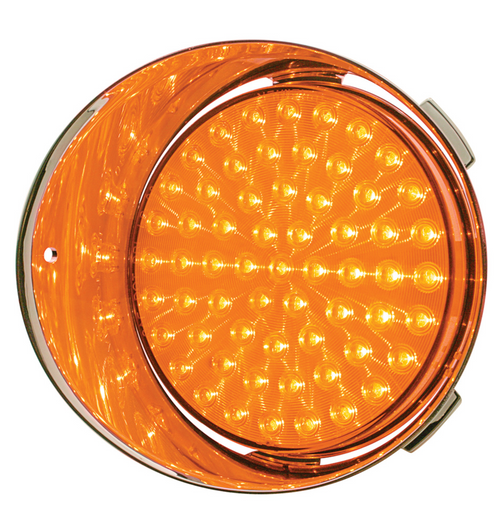 61 LED Freightliner Daytime Running Light (Driver) - Amber LED/Amber Lens