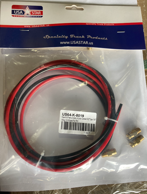 Hose Kit 6 Feet (2 Colors, 4 Connect 5/32”Tube-1/16”  Fitting 13/18 Speed Fits FRO