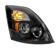 High Power LED "Blackout" Headlight for 2003-2017 Volvo VN/VNL - Passenger