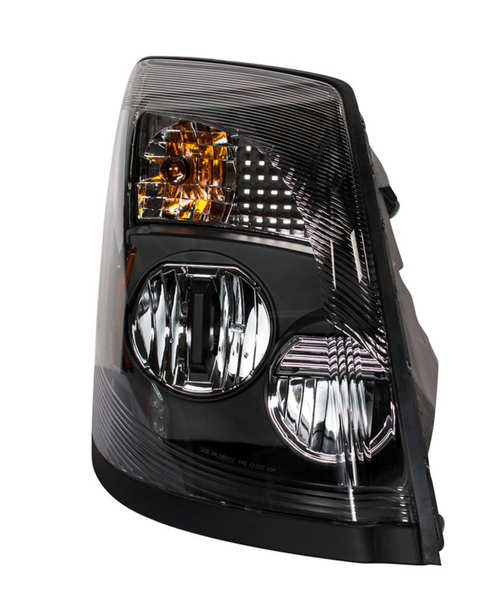 High Power LED "Blackout" Headlight for 2003-2017 Volvo VN/VNL - Passenger