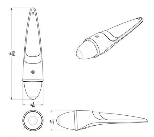 19 LED Reflector Grakon 1000 Style Cab Light Kit - Amber LED/Amber Lens