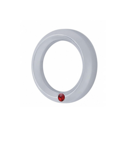 2006+ Signature Small Gauge Cover - Red Diamond fits Peterbilt