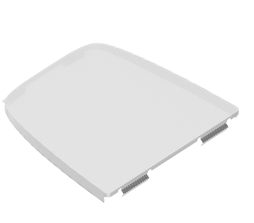 Chrome Door Speaker Mesh Cover For Freightliner Century (2003-2008), & Columbia (2007-2014)