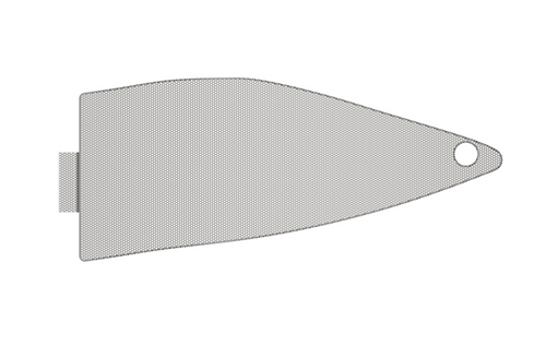 Chrome Triangular Mesh Cover For Freightliner Century (2003-2008) And Columbia (2004-2014) - Driver 40881-UP