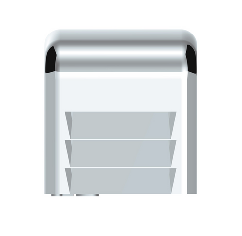 Chrome Plastic A/C & Heater Slider Control Knob For Kenworth/Freightliner - Plain (Card Of 3)