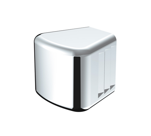 Chrome Plastic A/C & Heater Slider Control Knob For Kenworth/Freightliner - Plain (Card Of 3)