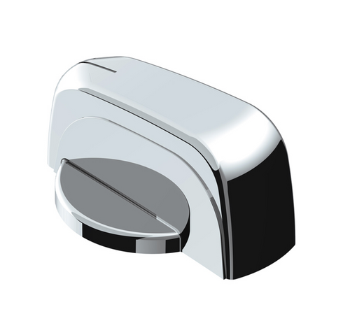 Chrome Plastic A/C Control Knob For 2005-2010 Freightliner Century, Coronado & Columbia 
