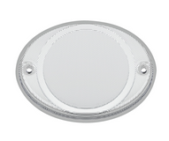 Chrome CB Radio Speaker Cover For Kenworth W900L/T600 (1993-2005) And T800 (1986-2005)